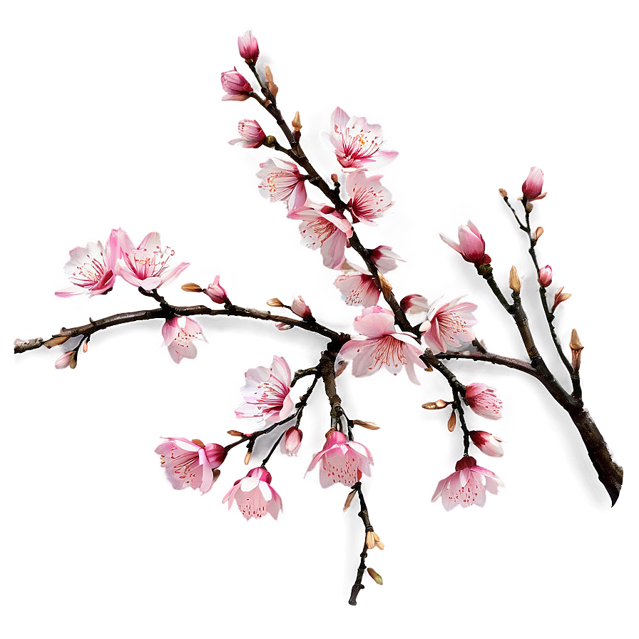 Pink Sakura Blossom PNG vry PNG image with a transparent background, free high-resolution download