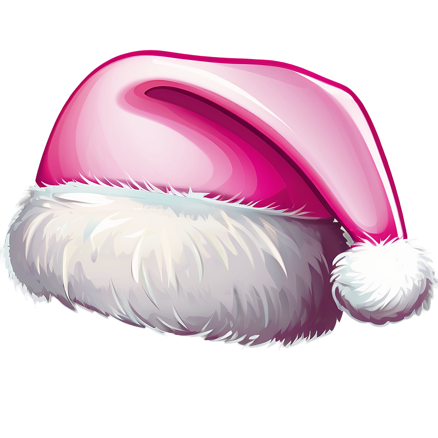 Pink Santa Hat Vector Png 06282024