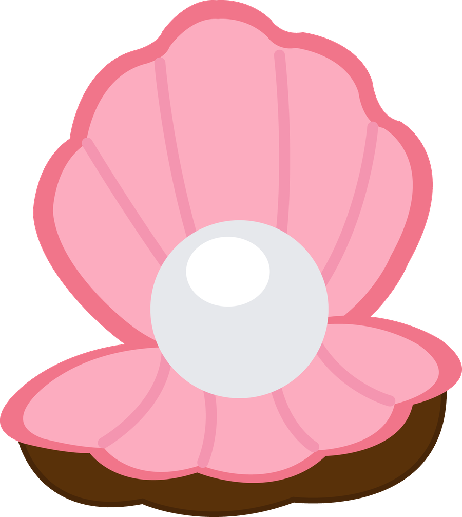 Pink Scallop Shell Clipart