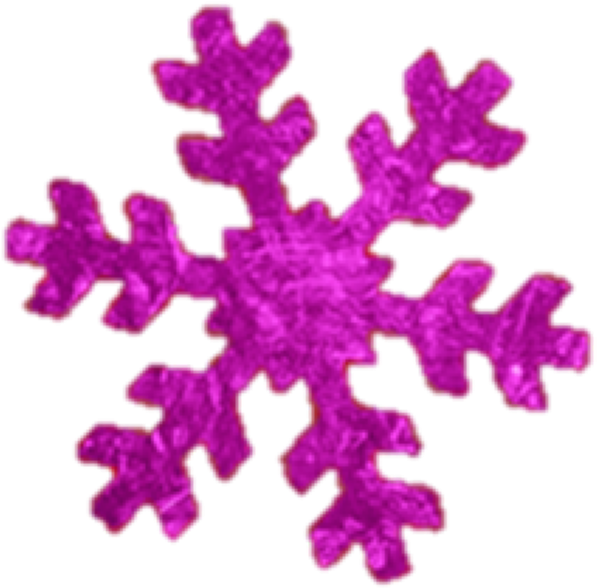 Pink Snowflake Illustration