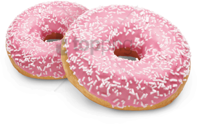 Pink Sprinkled Donuts