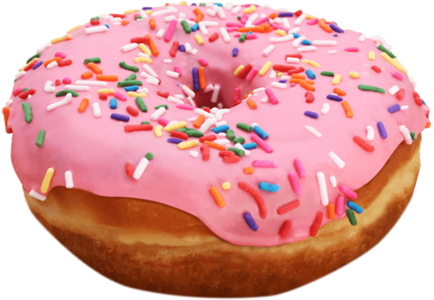 Pink Sprinkled Doughnut.png