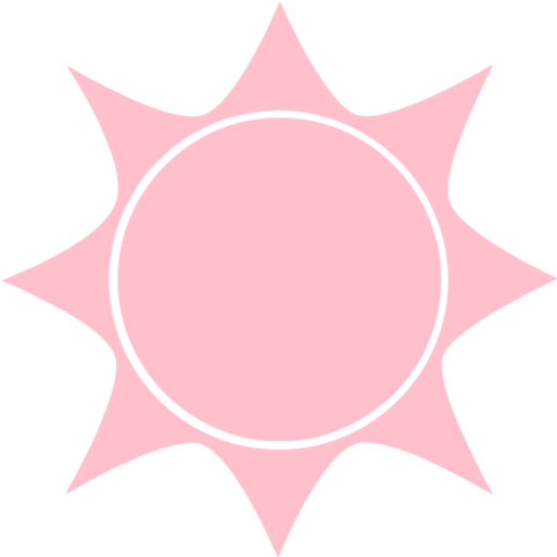 Pink Star Icon Graphic