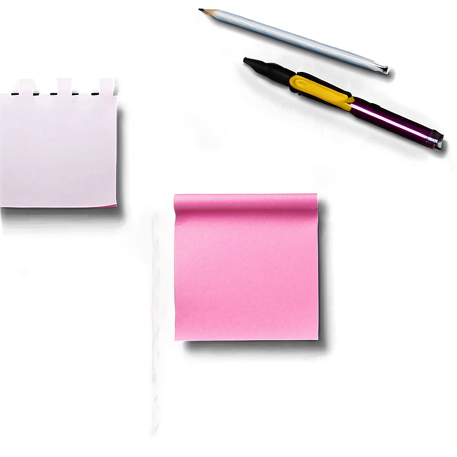 Pink Sticky Note PNG 66 PNG image with a transparent background, free high-resolution download