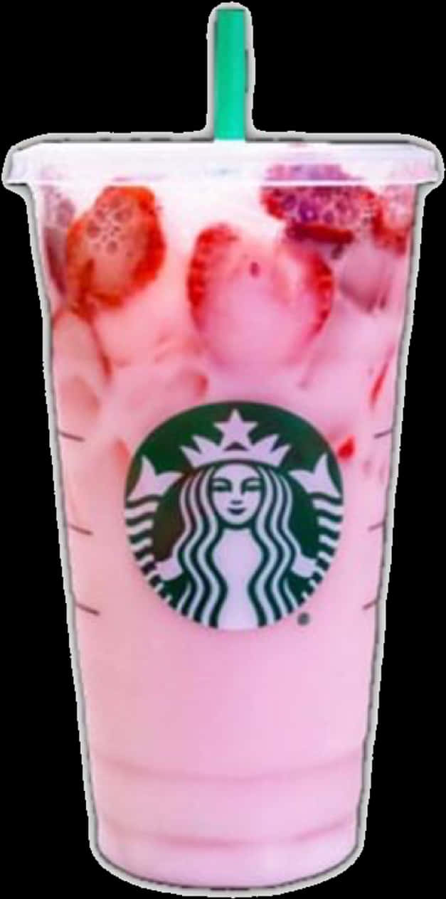 #pink #strawberry #drink #starbucks #coffee #grande - Strawberry Acai Starbucks Drinks, HD Png Download PNG with transparent background