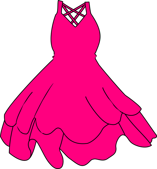Black Dress Clip Art, HD Png Download PNG image with a transparent background, free high-resolution download