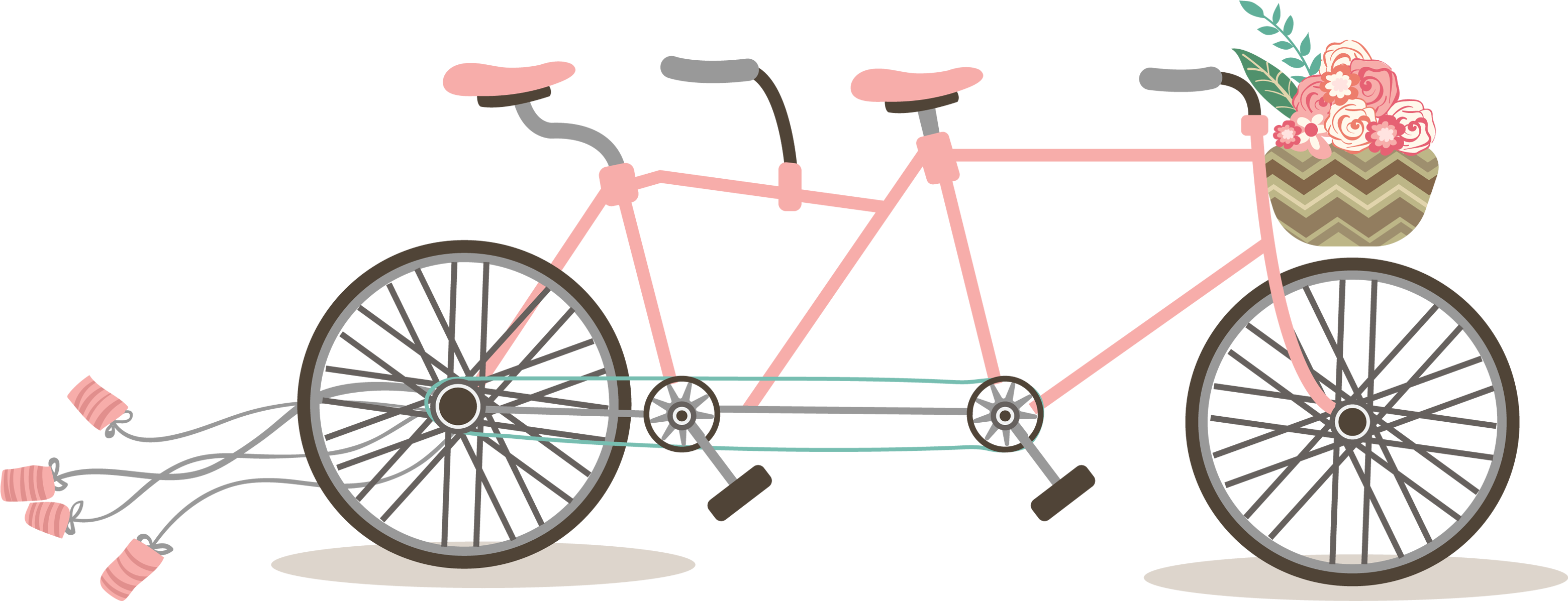 Romantic Clipart Vintage Bicycle - Cute Bicycle Clipart Png, Transparent Png PNG with transparent background