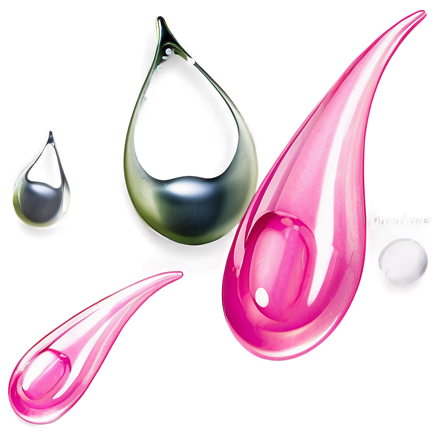 Pink Teardrop Png 05252024