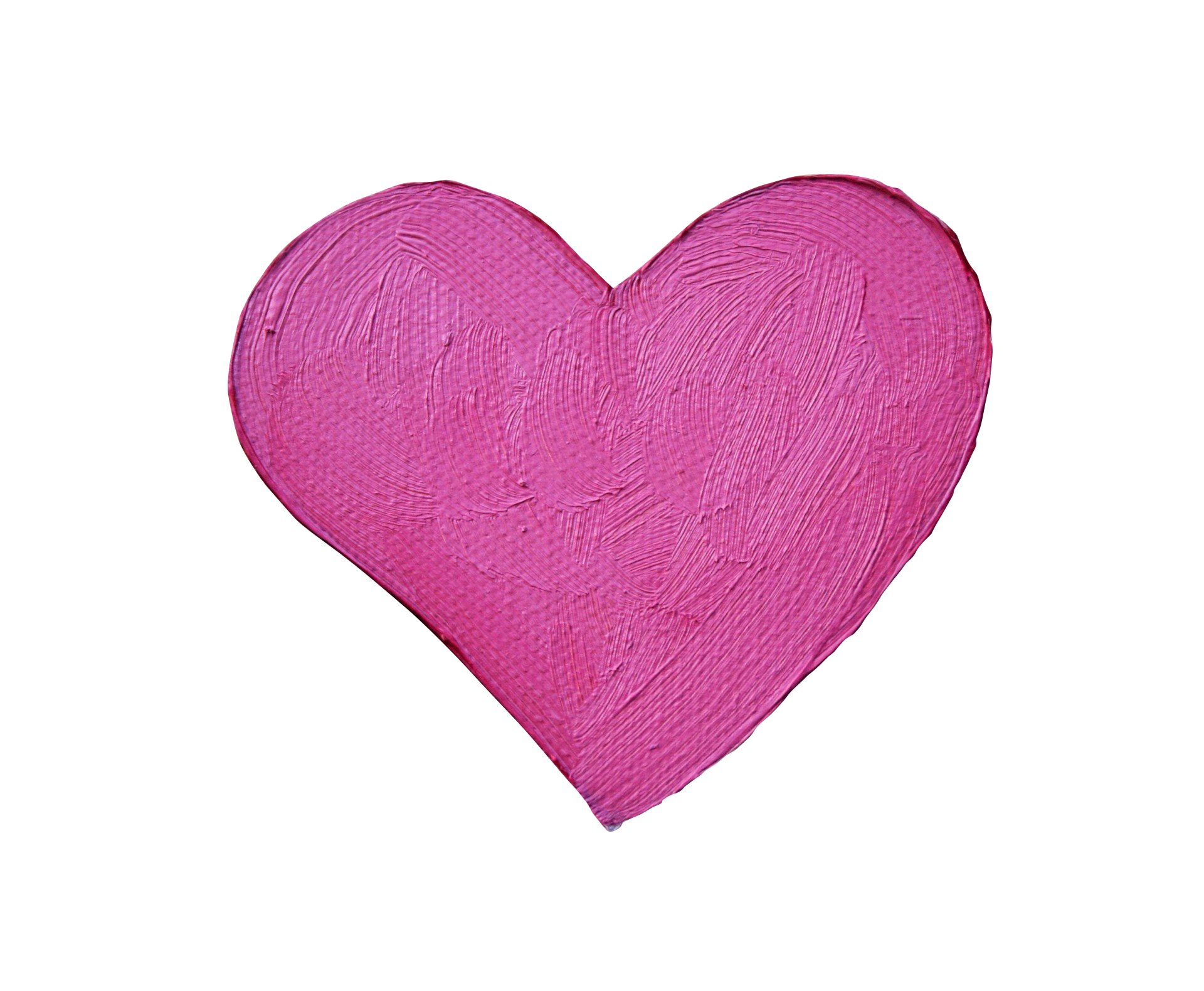 Pink Textured Hearton Black Background