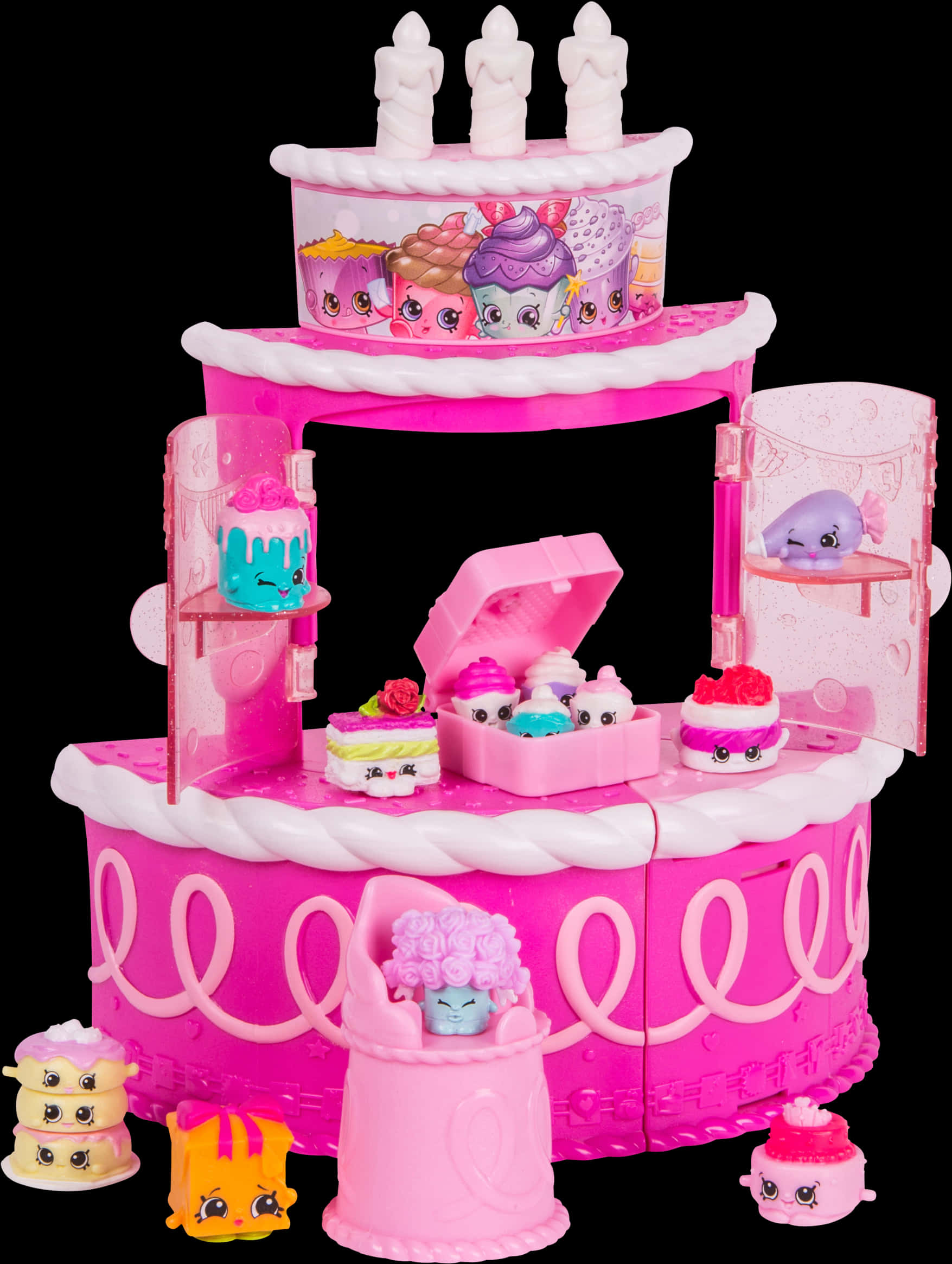 Shopkins S7 Playset ,birthday Cake, , Large - Shopkins Birthday Cake Surprise PNG with transparent background
