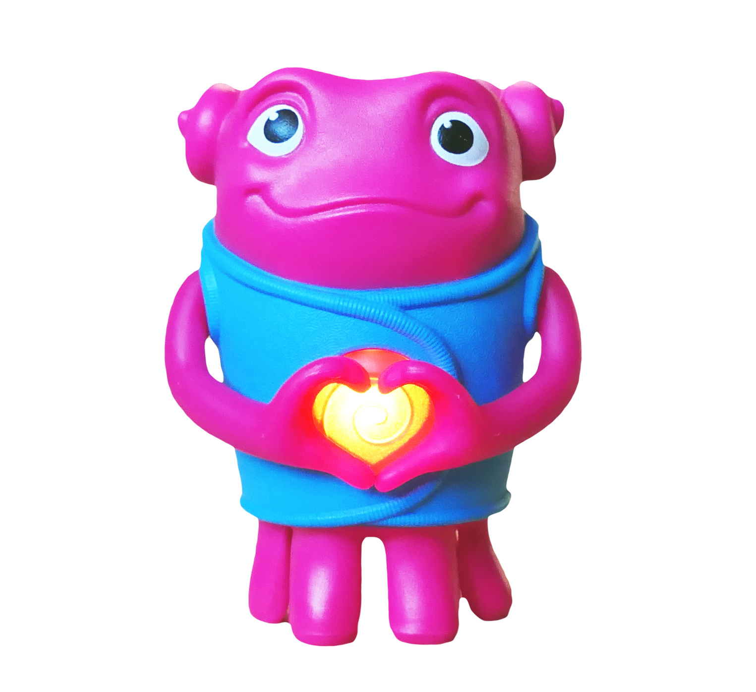 Pink Toy Figure With Heart