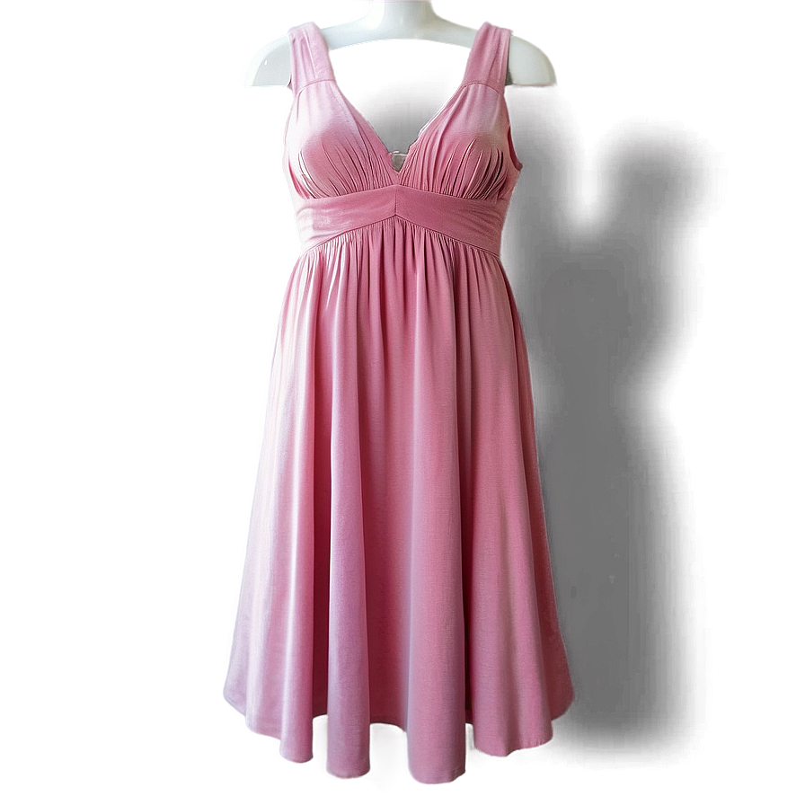 Pink Velvet Dress Png Mto