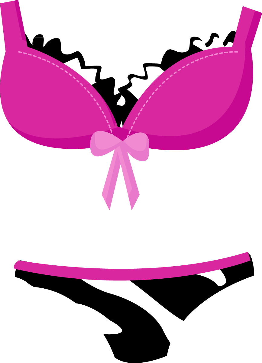 Lingerie Vector Lace Bra - Dibujos Despedida De Soltera, HD Png Download PNG with transparent background