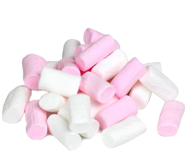 Pinkand White Marshmallows PNG with transparent background