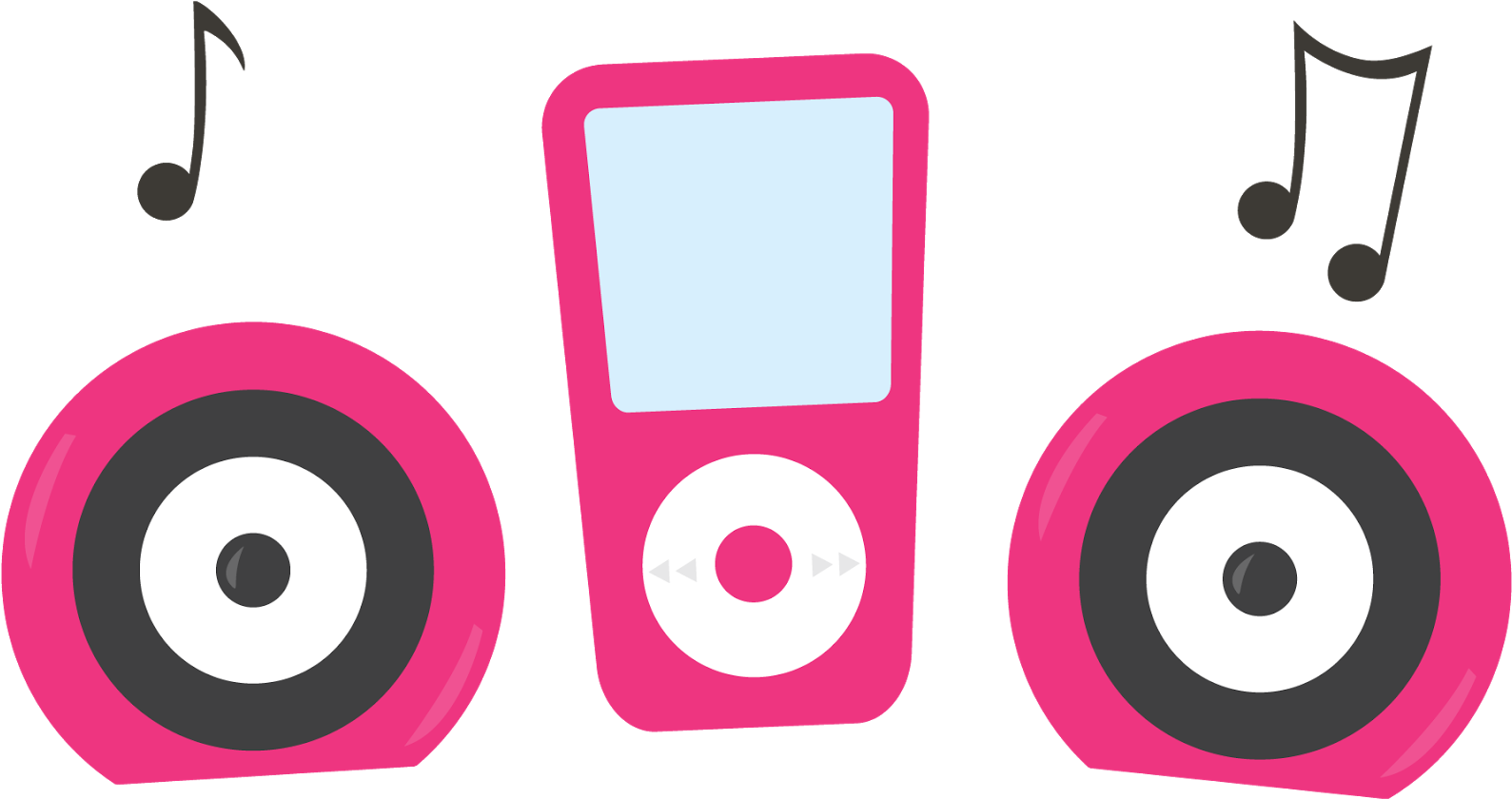 Pinki Podand Speakers Vector