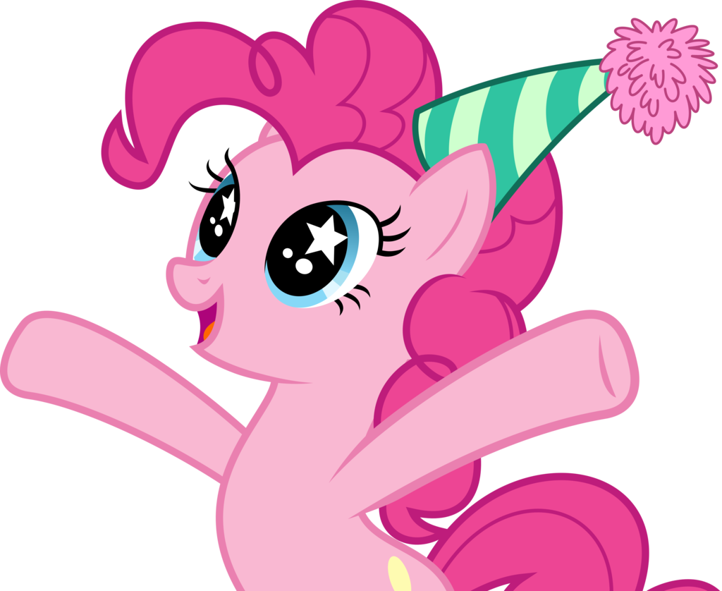 Pinkie Pie Celebration Vector