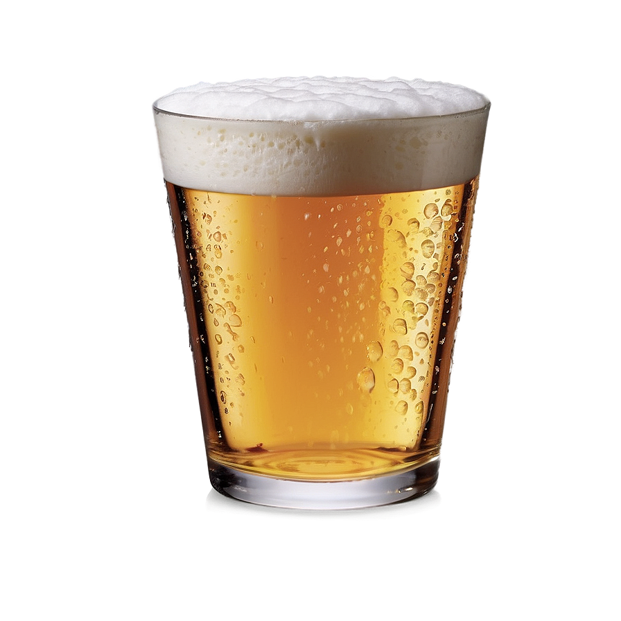 Pint Glass With Foam Top Png Mju79