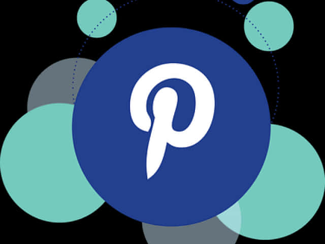 Pinterest Logo Stylized Background