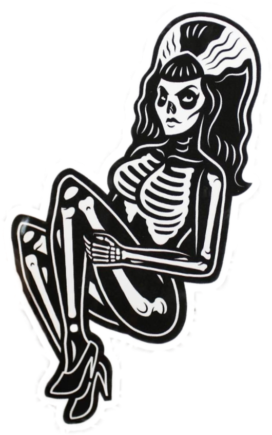 Pinup Skeleton Artwork