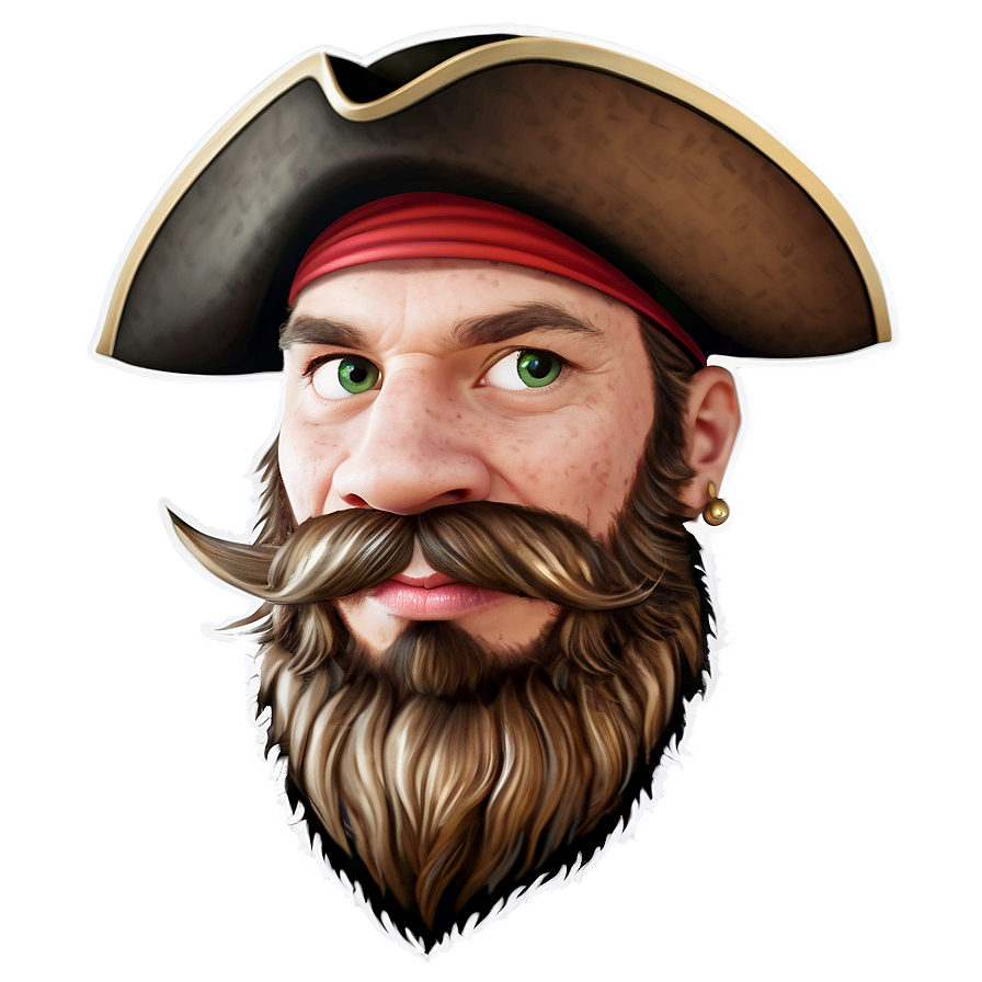 Pirate Cartoon Beard Png Uch55