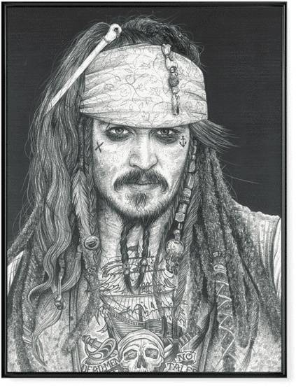 Pirate Character Sketch Artwork