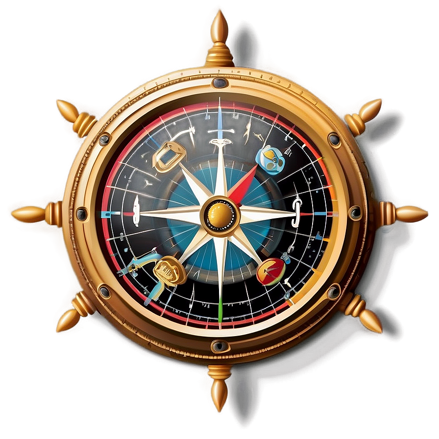 Pirate Compass and Map PNG 68 PNG with transparent background