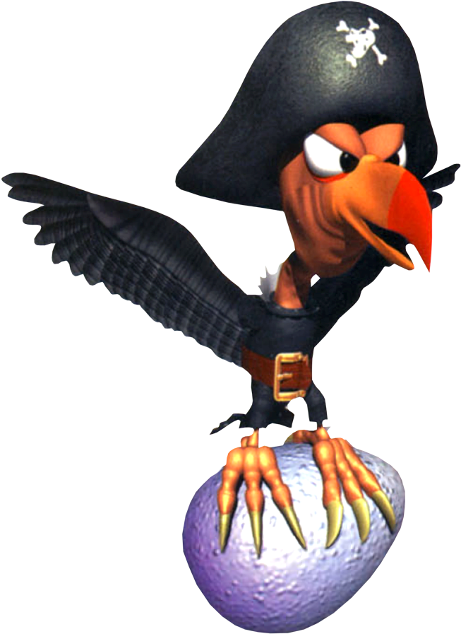 Pirate_ Crow_ Character_ Donkey_ Kong