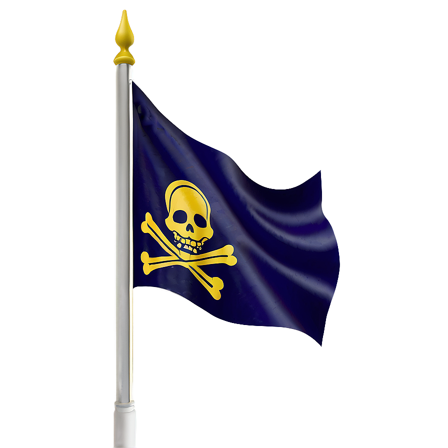 Pirate Flag Waving Png Tjc78