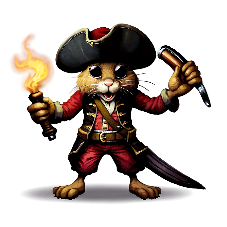 Pirate Mouse Png 05042024