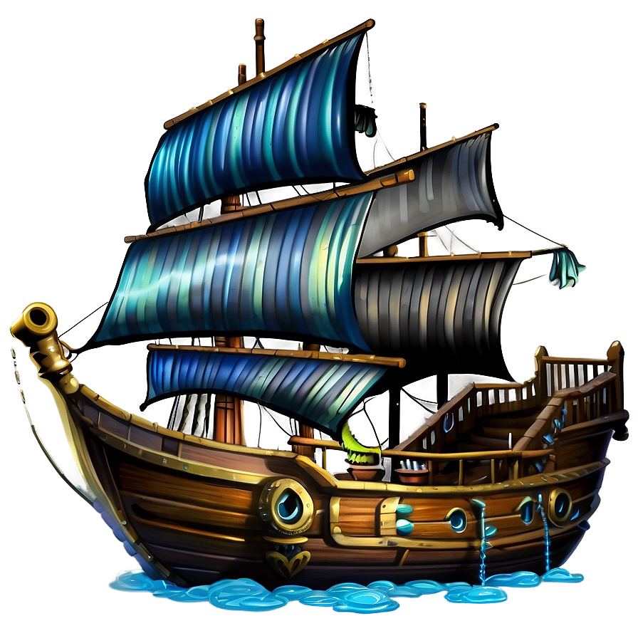 Pirate Ship Adventure PNG 64 PNG with transparent background