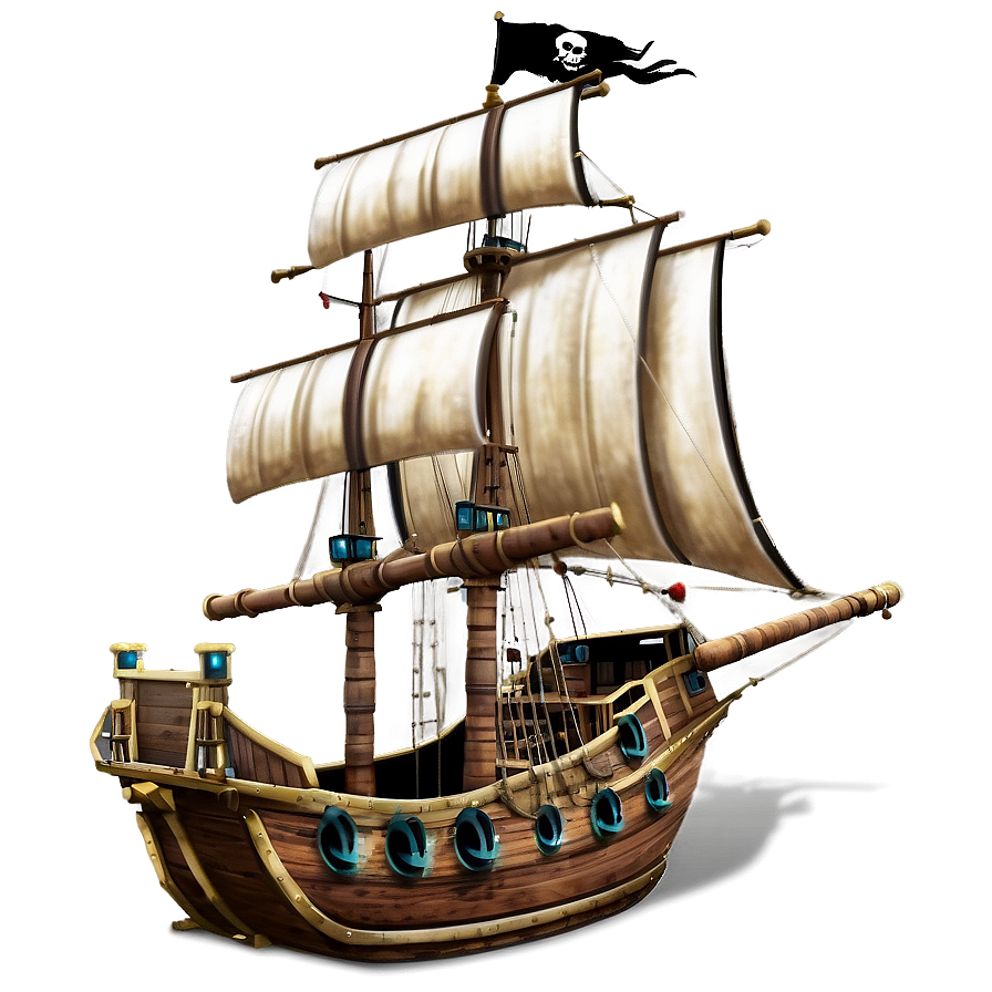 Pirate Ship Adventure PNG cwf PNG with transparent background