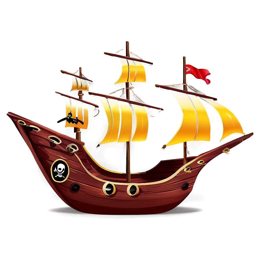 Pirate Ship Boat Png Lyw