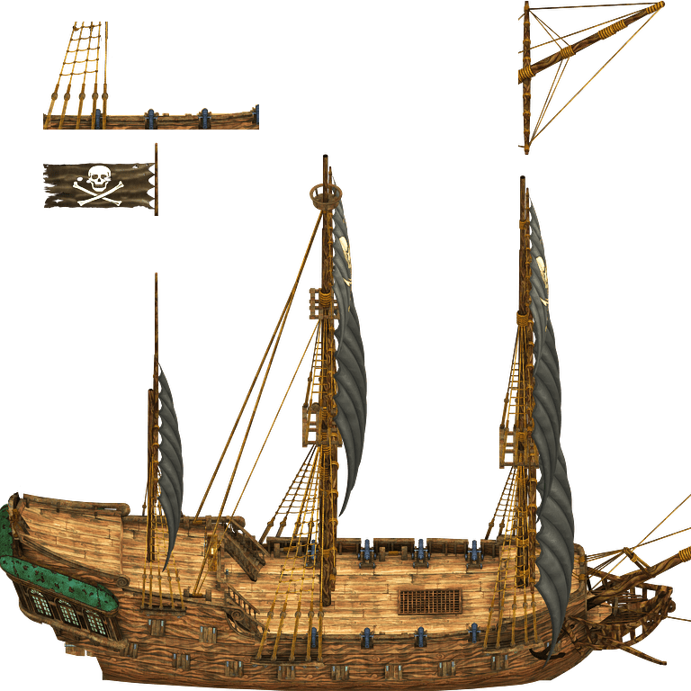 Rpg Maker Pirate Ship , Png Download - Rpg Maker Pirate Ship, Transparent Png PNG with transparent background