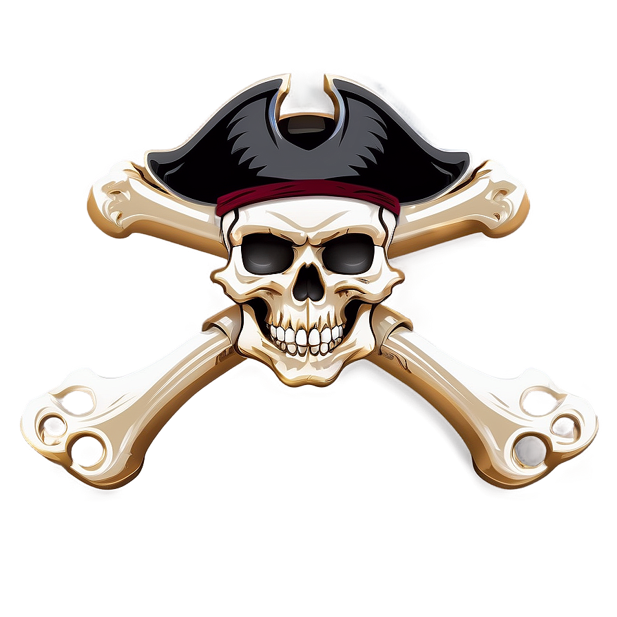 Pirate Skull Emblem Png B