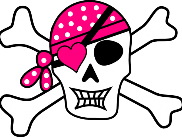 Pirate Skullwith Eyepatchand Bandana