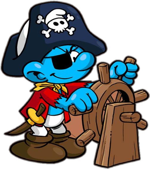 Pirate Smurfat Helm