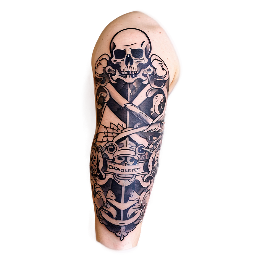 Pirate Tattoo Sleeve Png 06122024