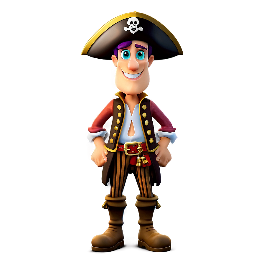 Pirate Theme Cartoon Character Png 63