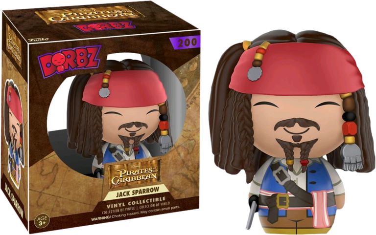 Pirates Caribbean Dorbz Figure Jack Sparrow