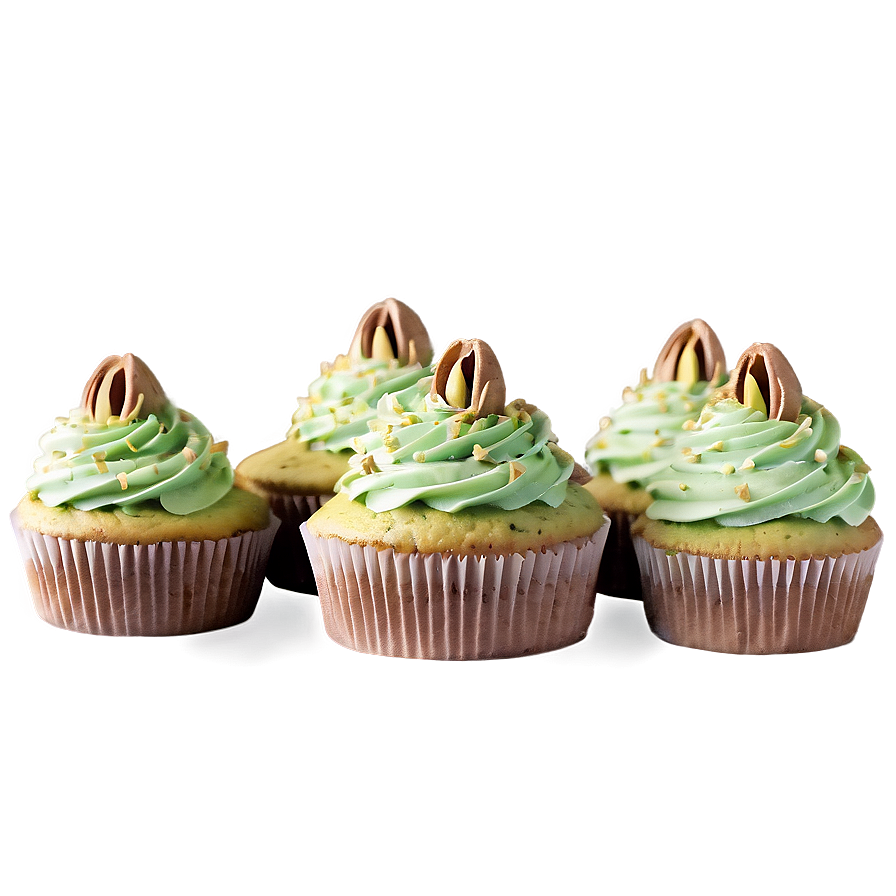 Pistachio Cupcakes Png Bwa