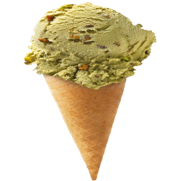 Pistachio Ice Cream Cone