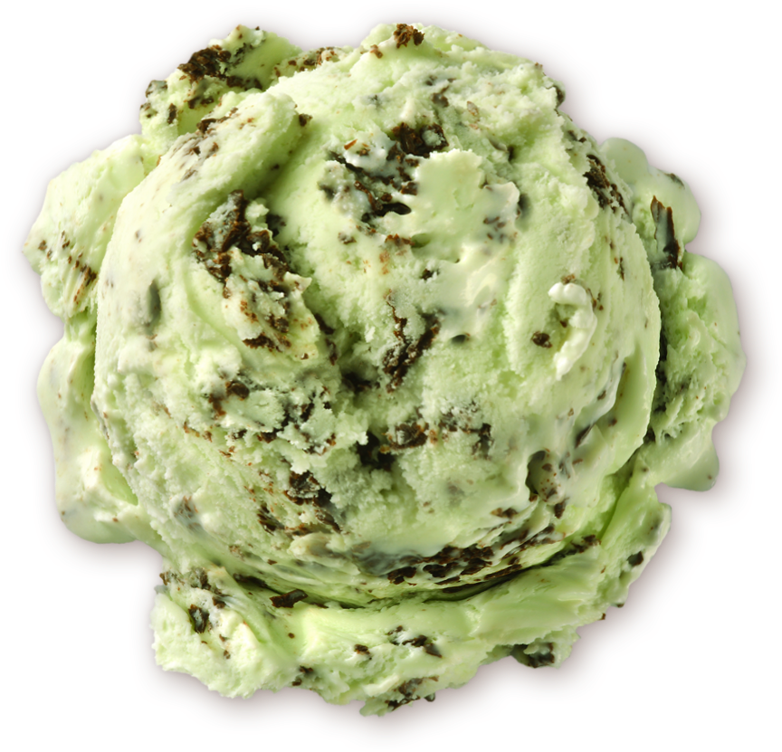 Homemade Brand Mint Chocolate Chip Ice Cream Scoop - Pistachio Ice Cream, HD Png Download PNG with transparent background
