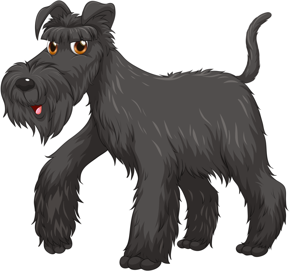 Pitbull Clipart Spotted Dog - Kerry Blue Terrier Png, Transparent Png PNG with transparent background
