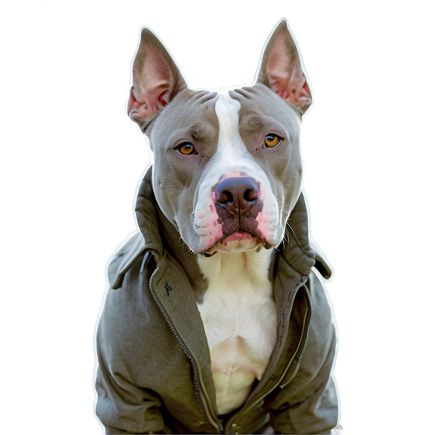 Pitbull In Winter Png Eqo8