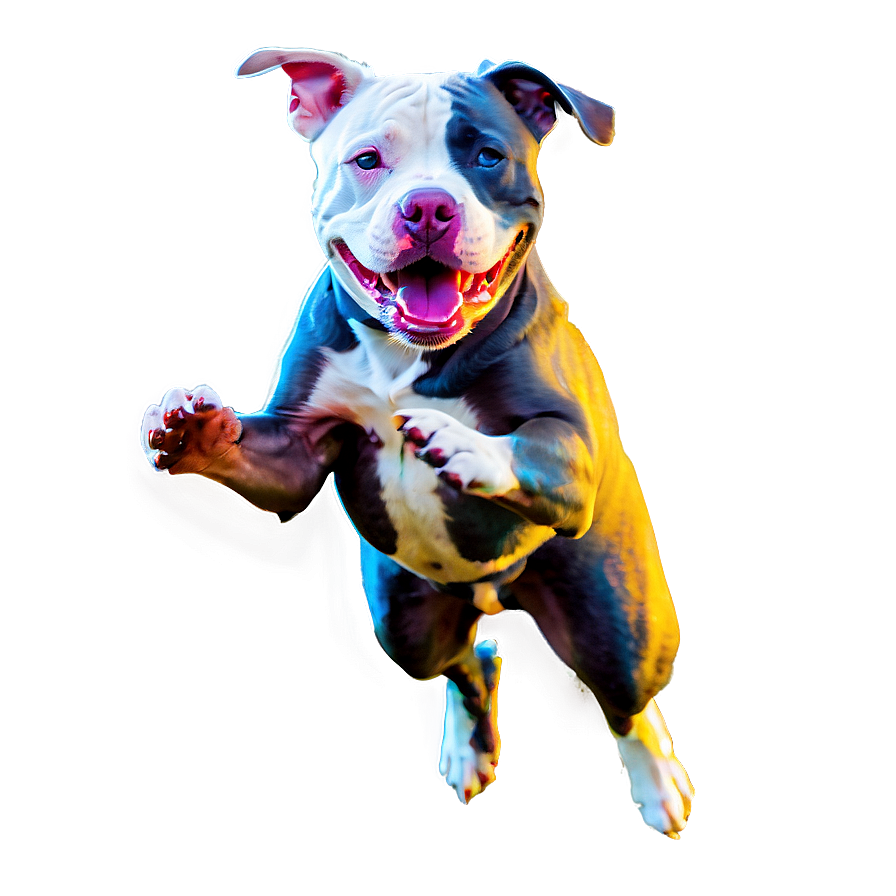 Pitbull Jumping Png 75