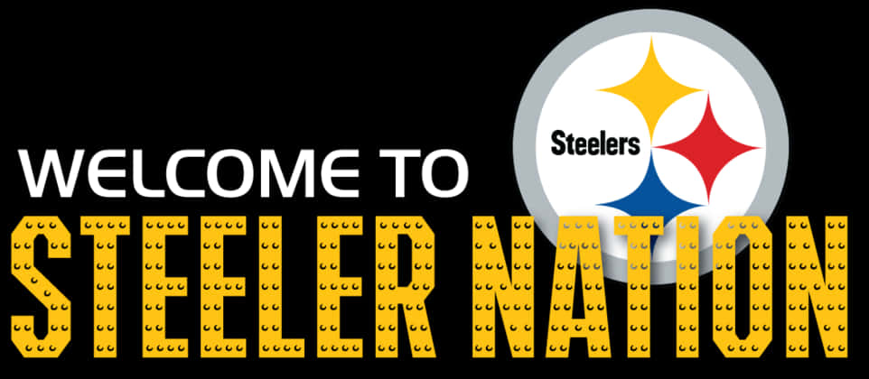 Pittsburgh Steelers Nation Welcome Banner