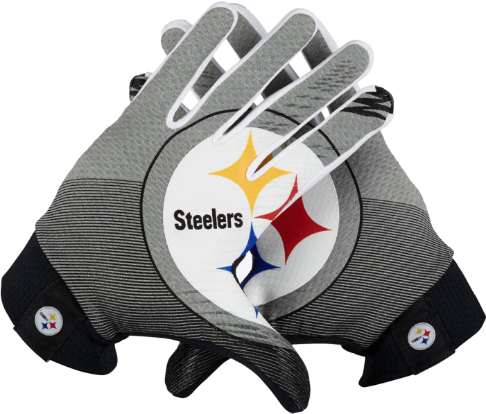 Pittsburgh Steelers Nike Stadium Glove - Nike Pittsburgh Steelers Stadium Gloves PNG with transparent background