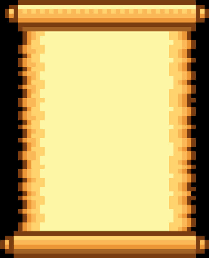Pixel Art Ancient Scroll