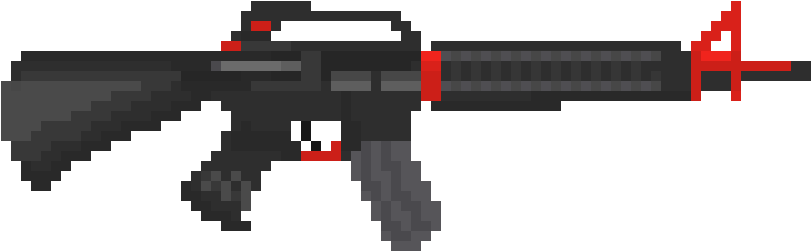 Pixel Art Assault Rifle