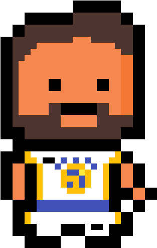 Pixel Art Basketball Player30